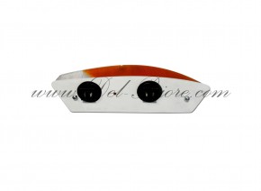 right front turn signal, white-arancione
