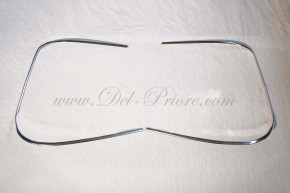 serie modanature cromate per parabrezza 2 pezzi