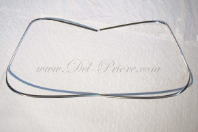 serie modanature cromate per parabrezza 2 pezzi