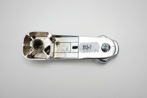 window crank with plastic inlay