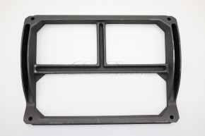 porta targa posteriore alluminio