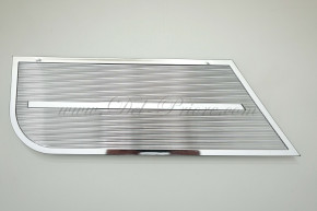 chrome plate, on door covering driver s door lower