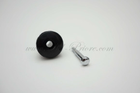 knob black with chrome pin for window crank