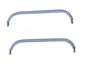 Set of chrome blinds for hood, 2000 Touring